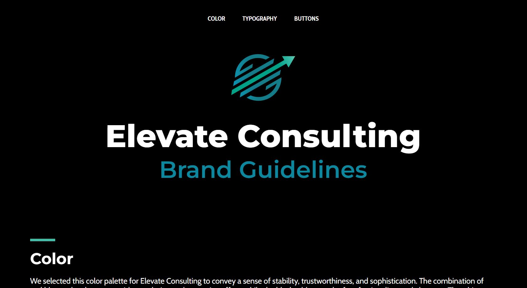 Brand Guidelines Screenshot